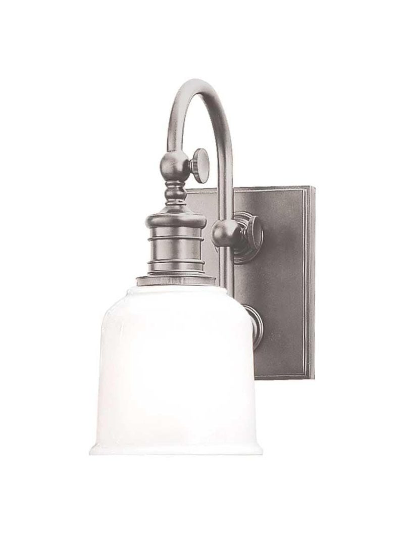 Bath |   Keswick 1-Light Wall Sconce Bath Aged Brass/Olde Bronze/Polished Chrome/Satin Nickel