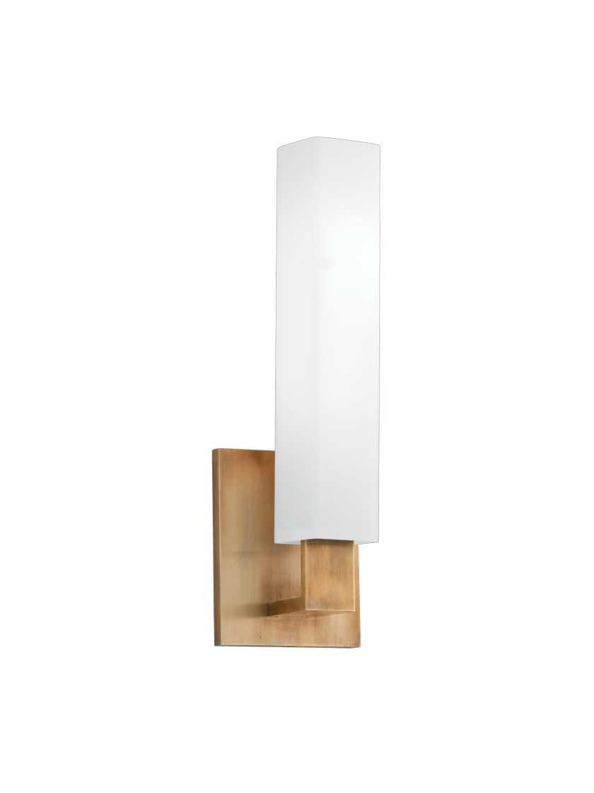 Bath |   Livingston 1-Light Bath Sconce Bath Aged Brass/Old Bronze/Polished Chrome/Polished Nickel/Satin Nickel