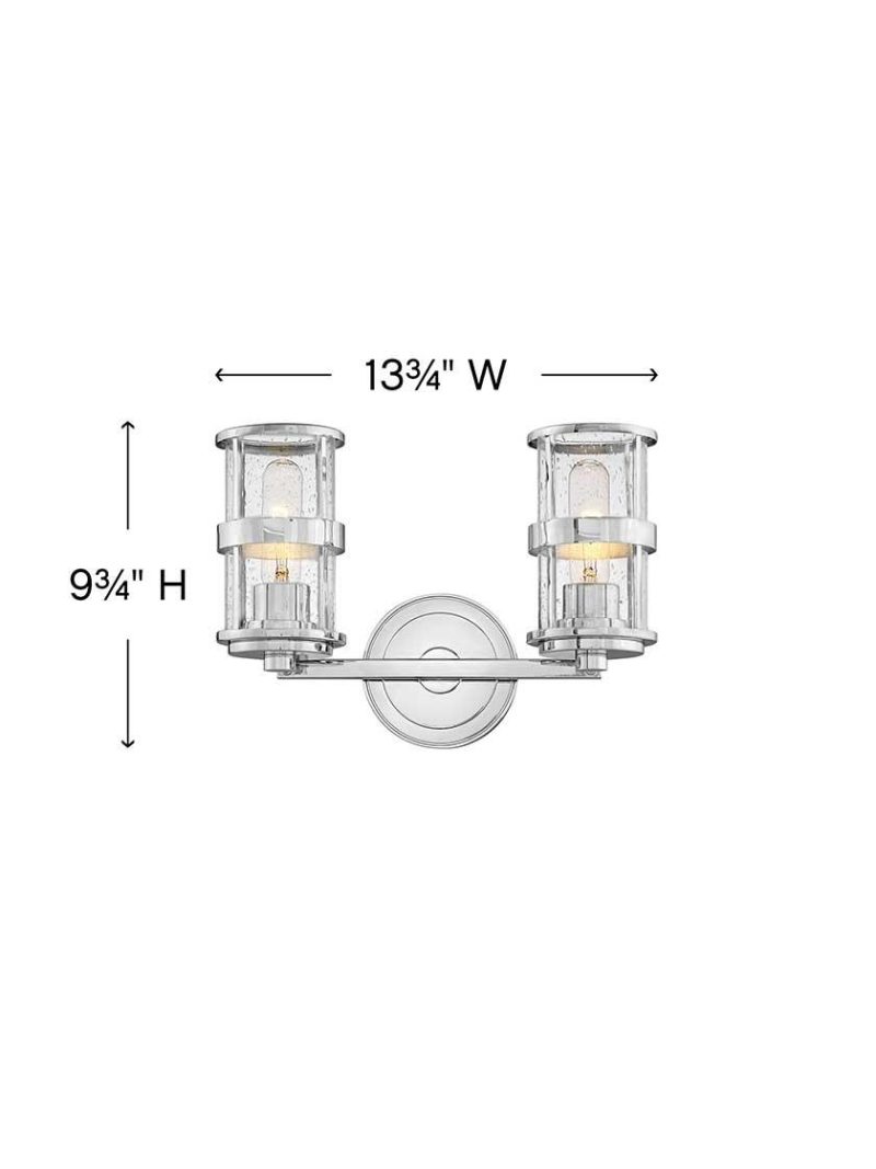 Bath |   Noah 2-Light Bath Sconce Bath Bath