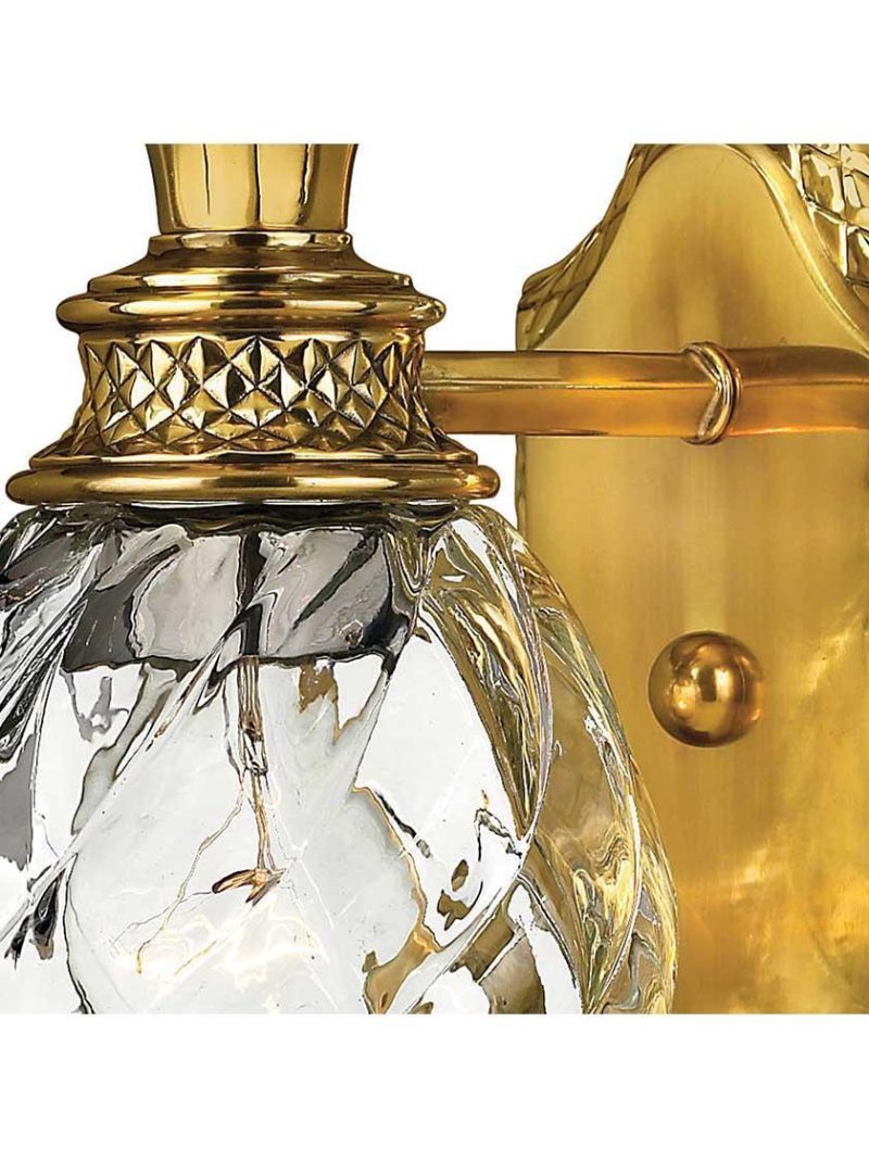 Bath |   Pineapple Single Bath Sconce With Clear Optic Glass Bath Bath