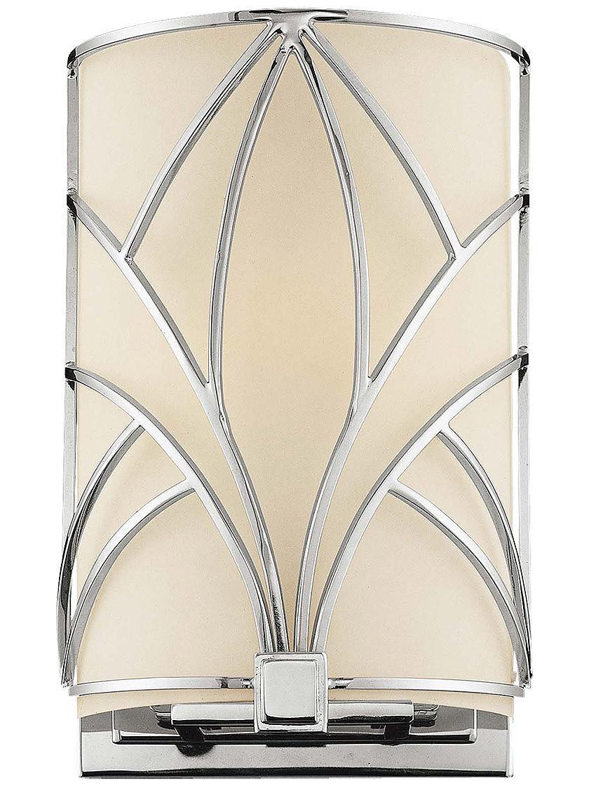 Bath |   Storyboard Flush Wall Sconce With Etched Glass Shade Bath Bath