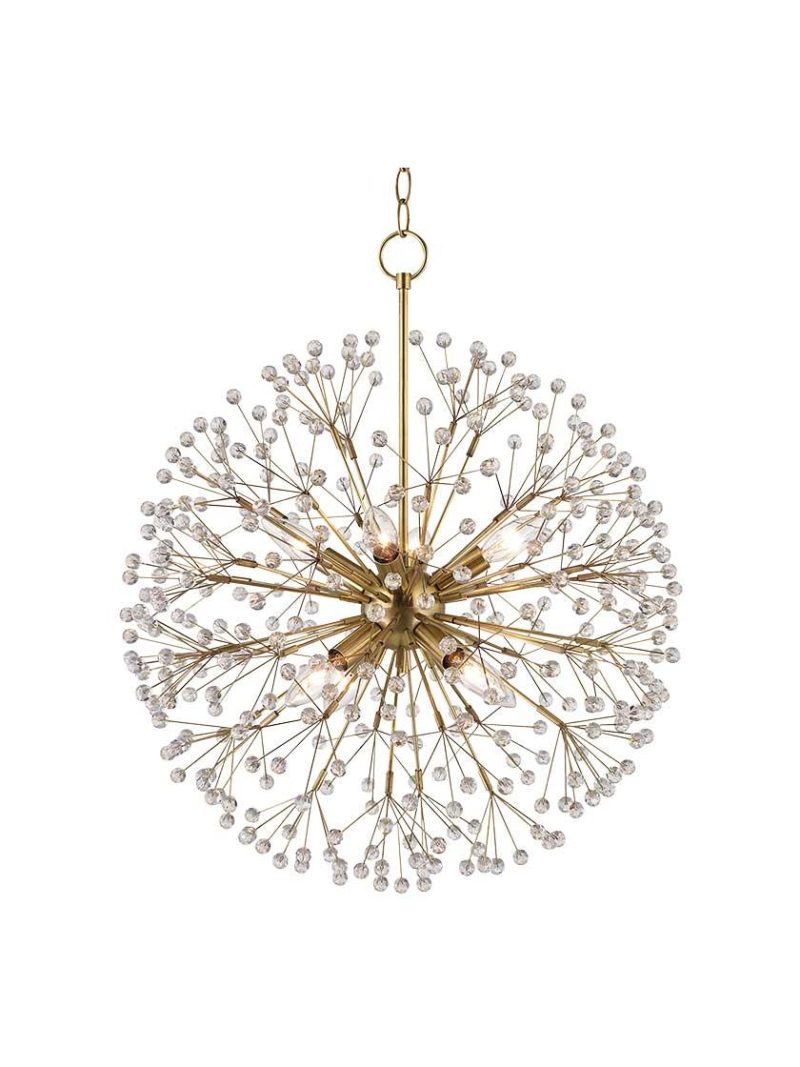 Chandeliers |   Dunkirk 8-Light Chandelier Chandeliers Aged Brass/Polished Nickel