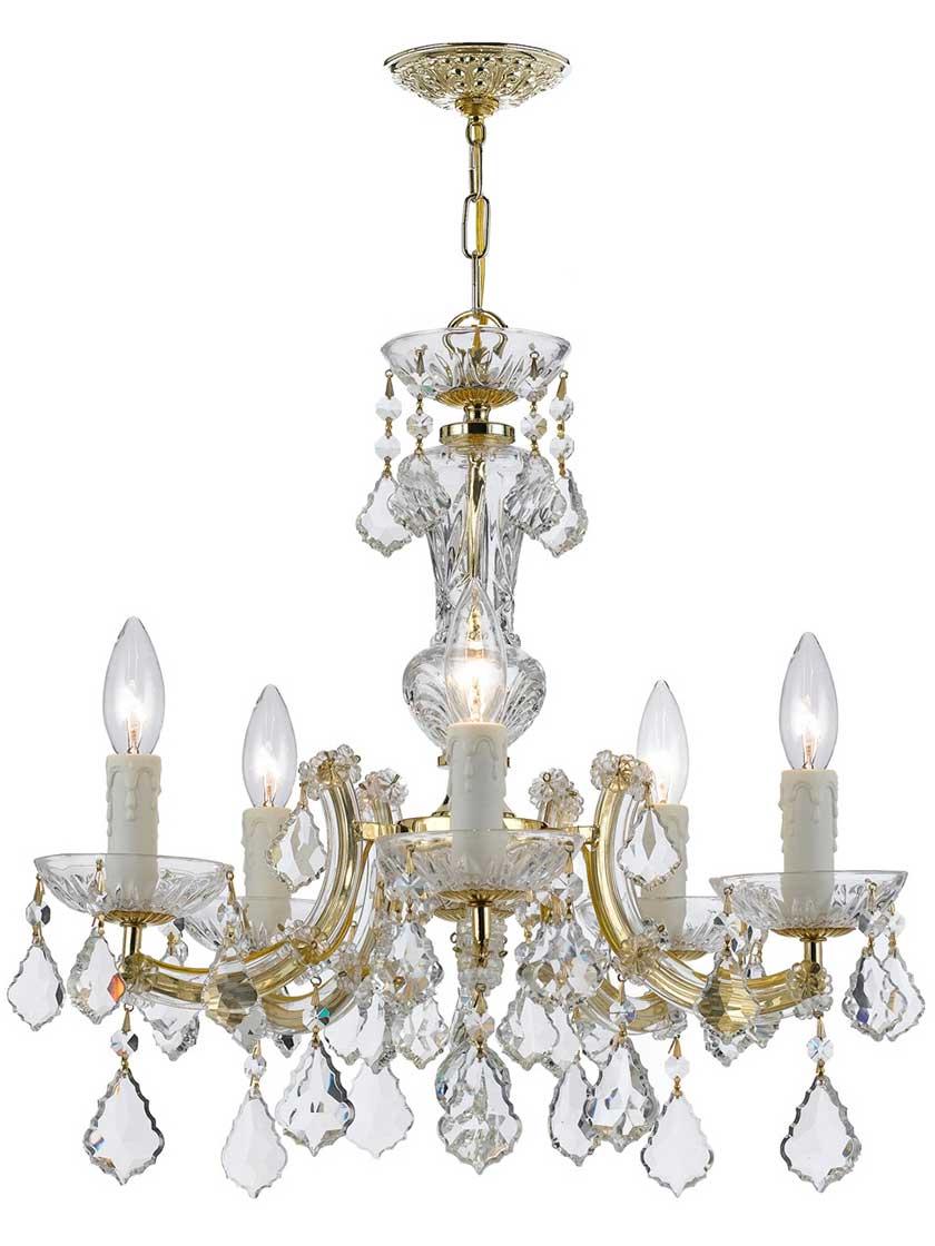 Chandeliers |   Maria Theresa Crystal 5 Light Mini Chandelier Chandeliers Chandeliers