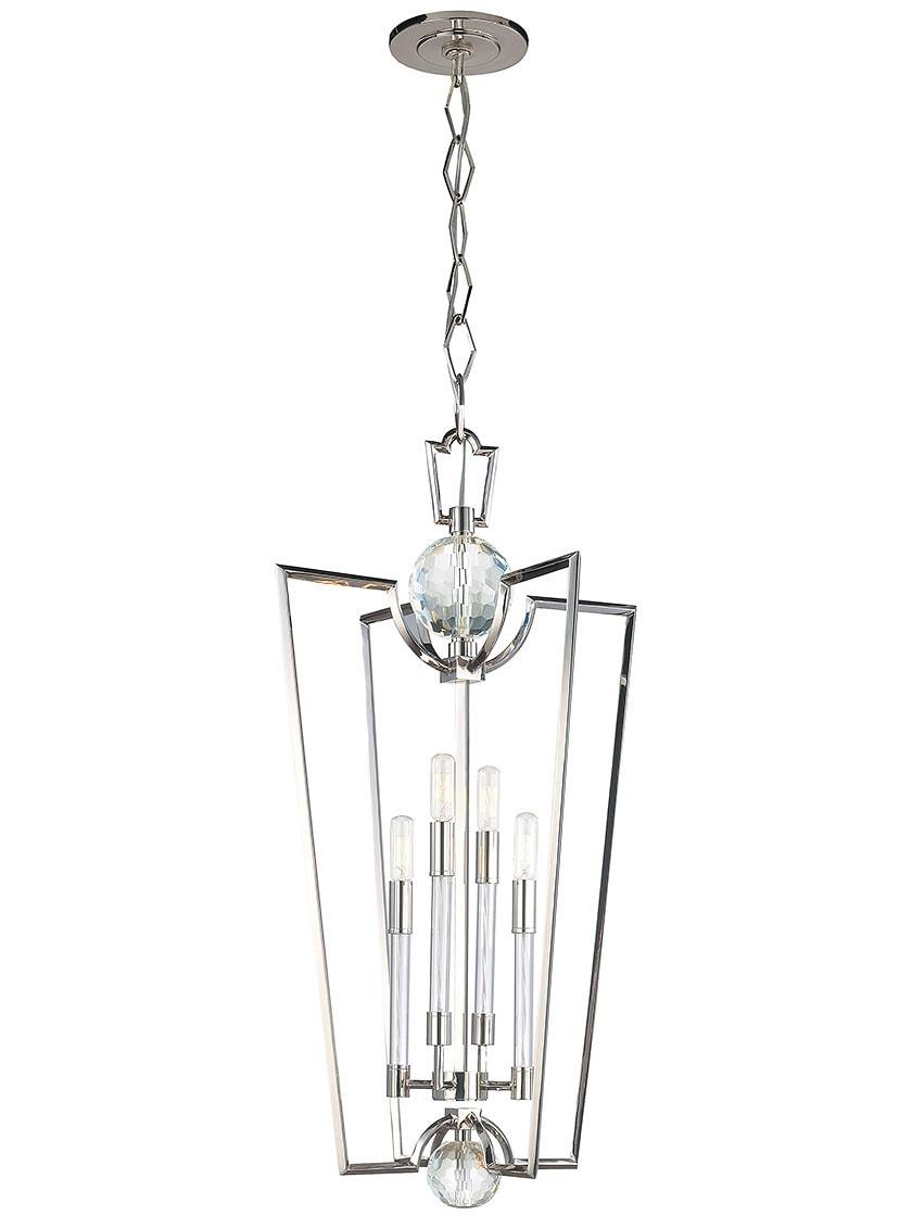 Chandeliers |   Waterloo 17″ Pendant in Polished Nickel Chandeliers Chandeliers