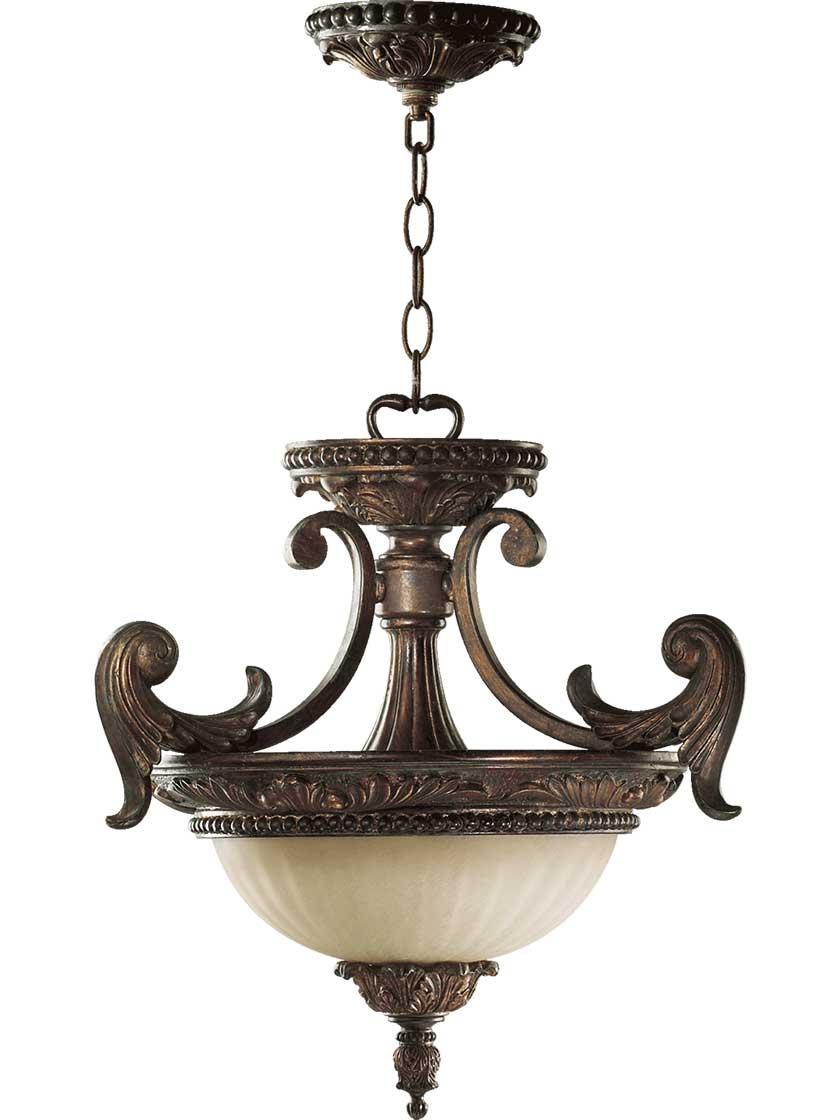 Flush & Semi-Flush |   Madeleine 18″ Pendant Flush & Semi-Flush Corsican Gold