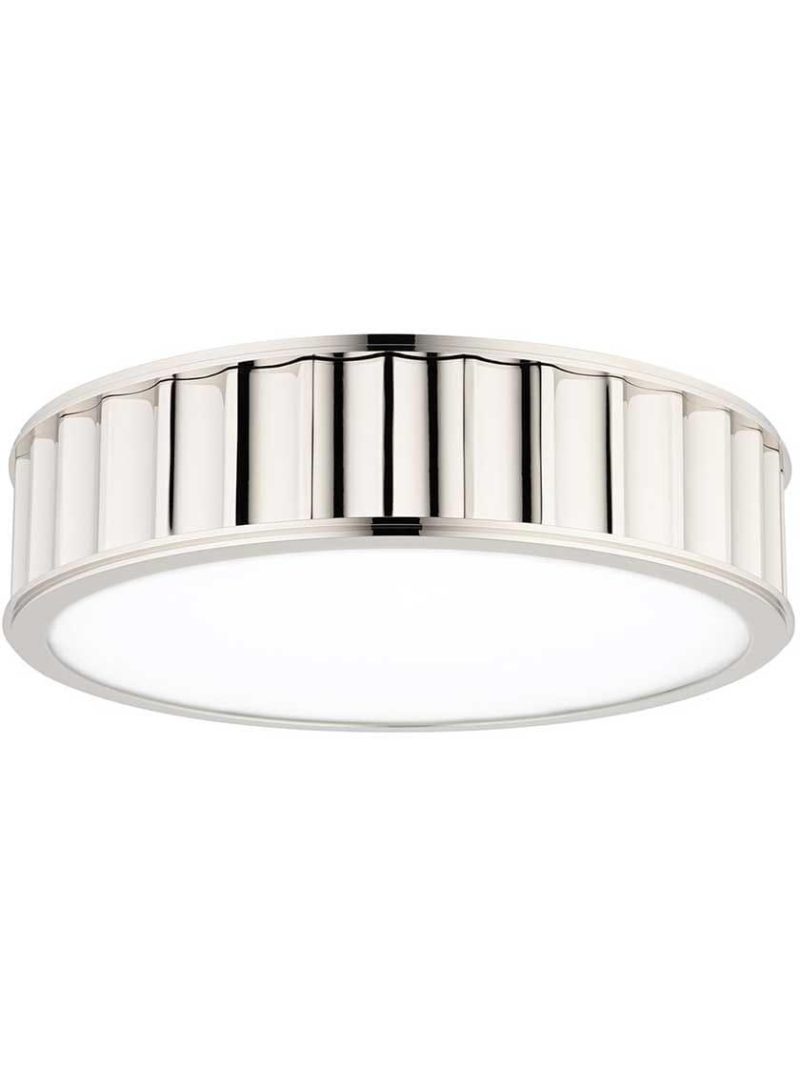 Flush & Semi-Flush |   Middlebury Round 3-Light Flush Mount Flush & Semi-Flush Aged Brass/Polished Nickel