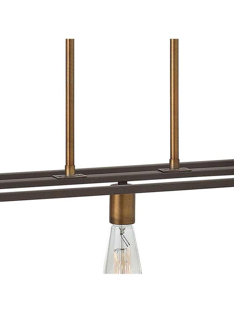 Kitchen |   Fulton 7-Light Island Pendant Indoor Lighting Aged Zinc/Bronze