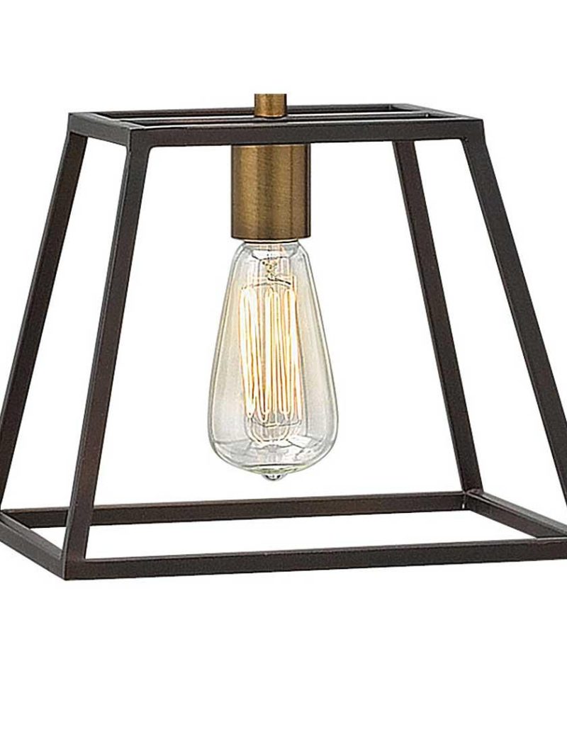 Pendants |   Fulton Mini Pendant Indoor Lighting Aged Zinc/Bronze