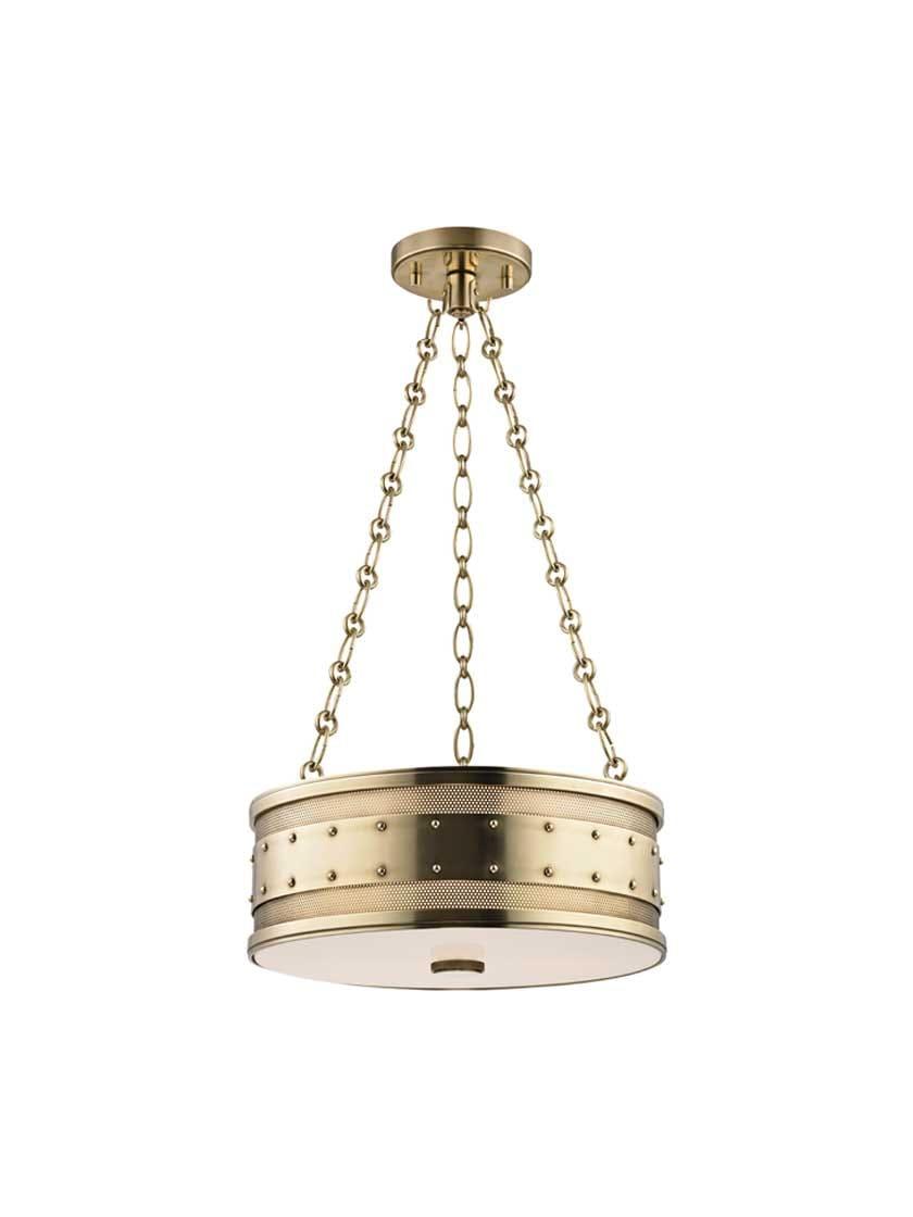 Pendants |   Gaines 3-Light Pendant Indoor Lighting Aged Brass/Aged Old Bronze/Historic Nickel