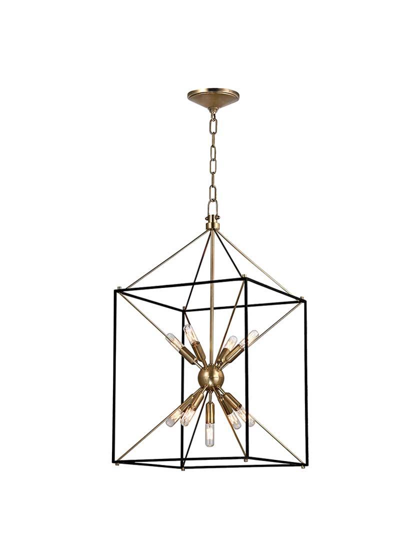 Pendants |   Glendale 16 1/4″ Pendant Indoor Lighting Aged Brass/Polished Nickel