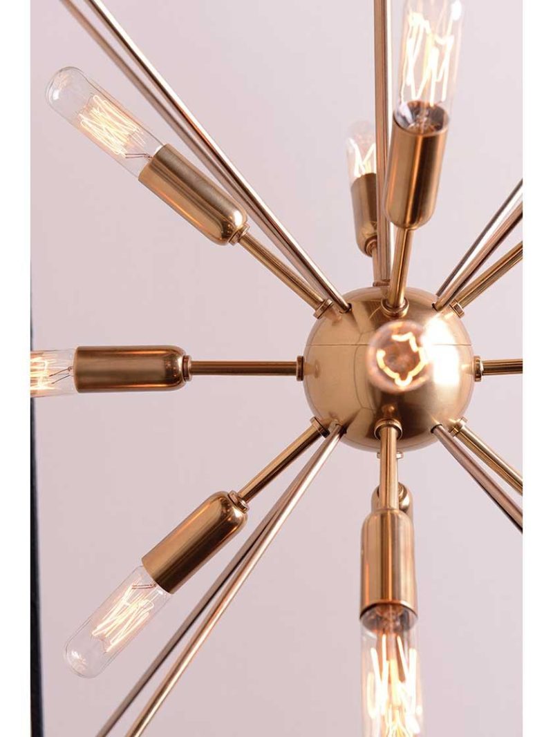 Pendants |   Glendale 16 1/4″ Pendant Indoor Lighting Aged Brass/Polished Nickel