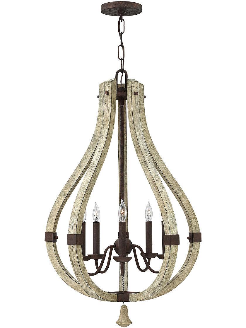 Pendants |   Middlefield 5-Light Pendant With Iron Rust Finish Indoor Lighting Pendants