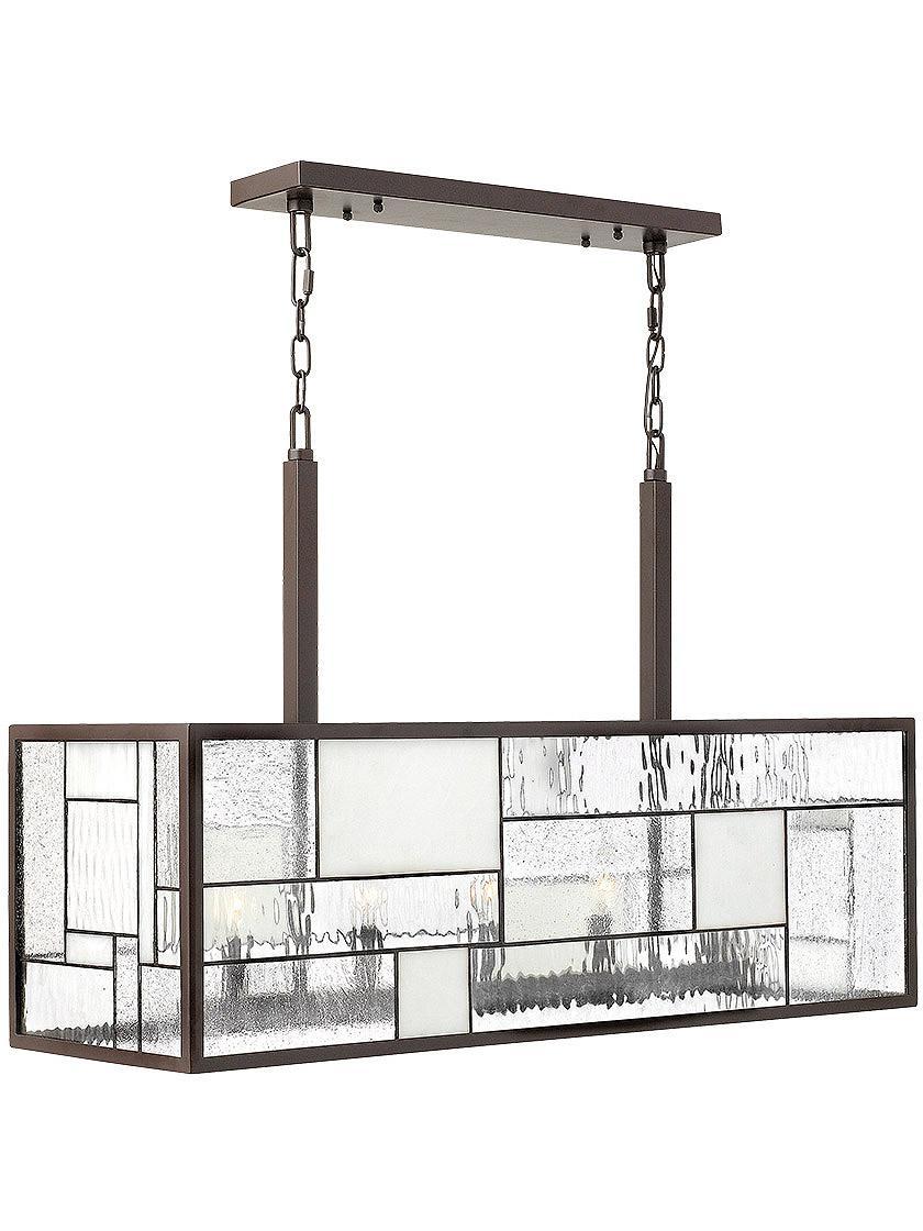 Pendants |   Mondrian 5-Light Island Pendant in Buckeye Bronze Indoor Lighting Kitchen