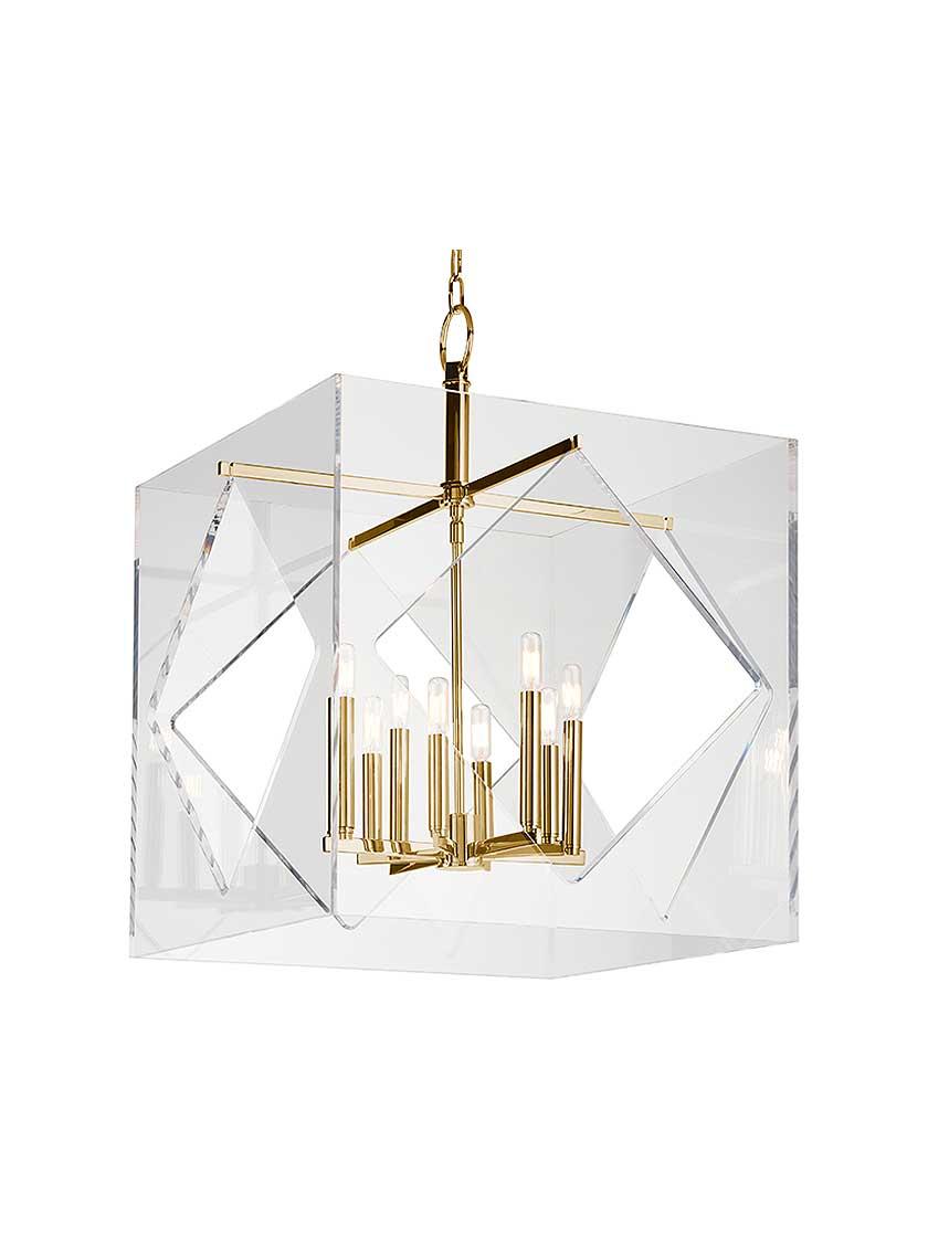 Pendants |   Travis 24″ Pendant Indoor Lighting Aged Brass/Polished Nickel