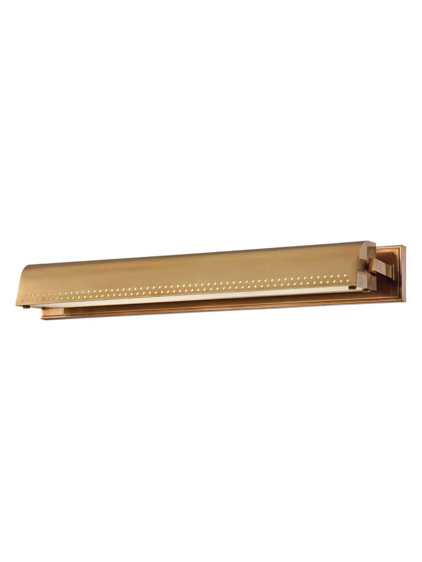 Picture Lighting |   Garfield Large Led Picture-Light Indoor Lighting Aged Brass