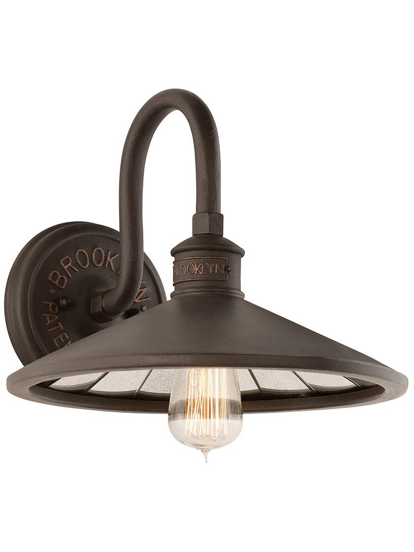 Sconces |   Brooklyn Large 1-Light Wall Sconce Indoor Lighting Bronze