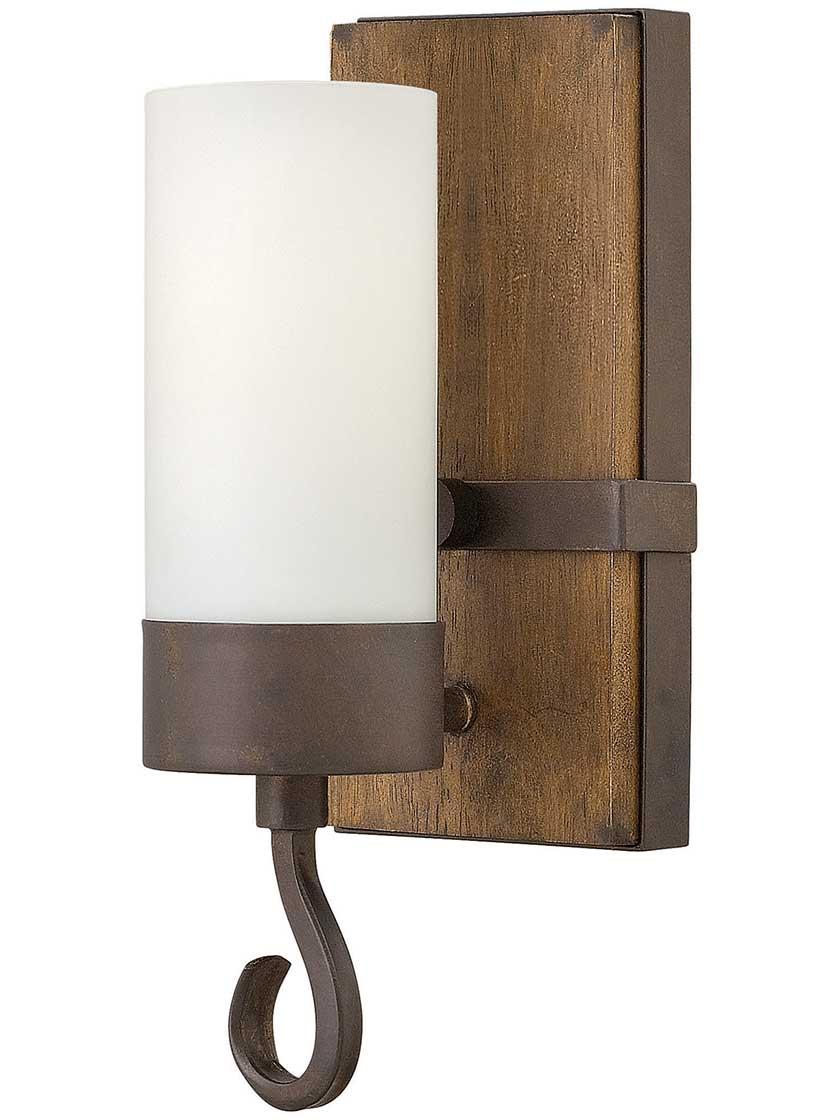 Sconces |   Cabot 1-Light Sconce Indoor Lighting Rustic Iron