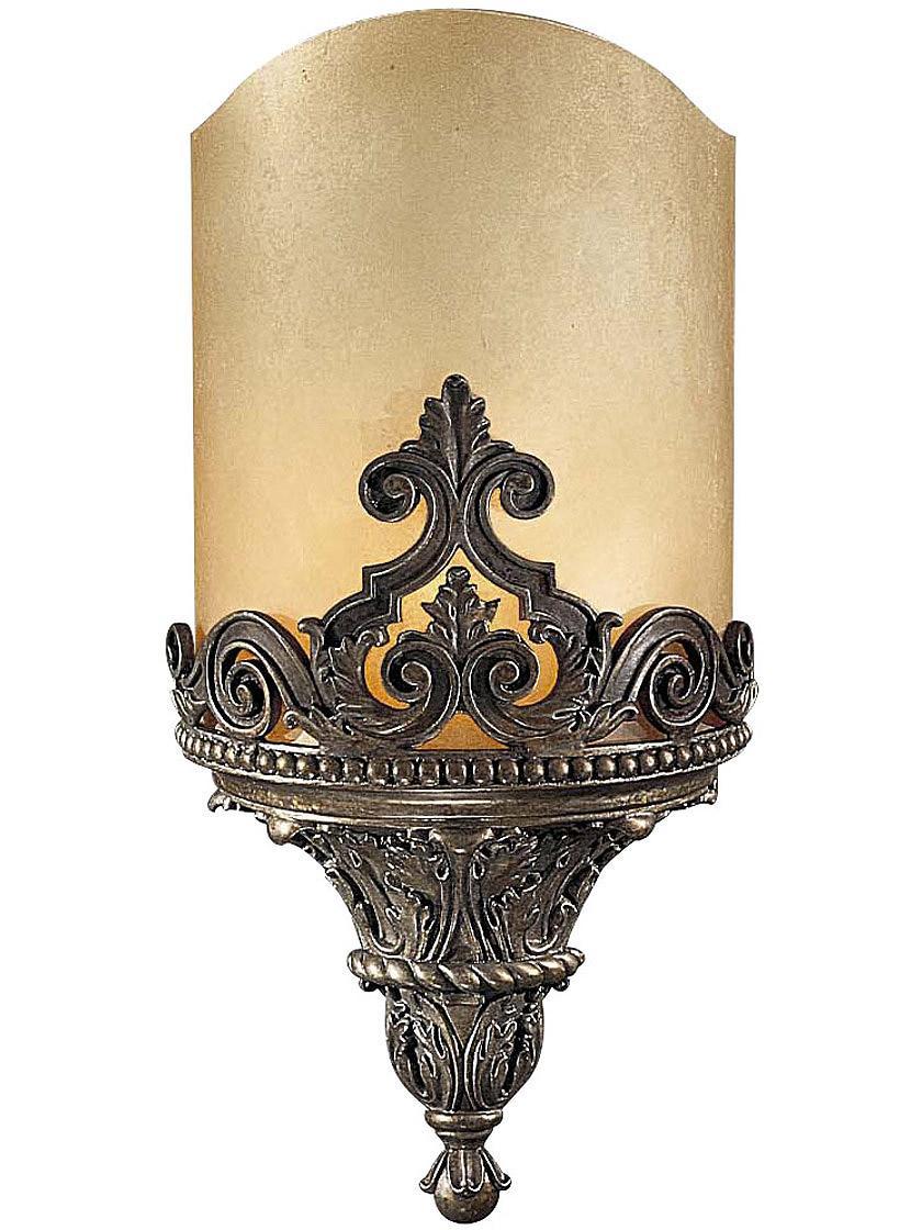 Sconces |   Catalonia Single Sconce In Aged Bronze Patina Indoor Lighting Sconces