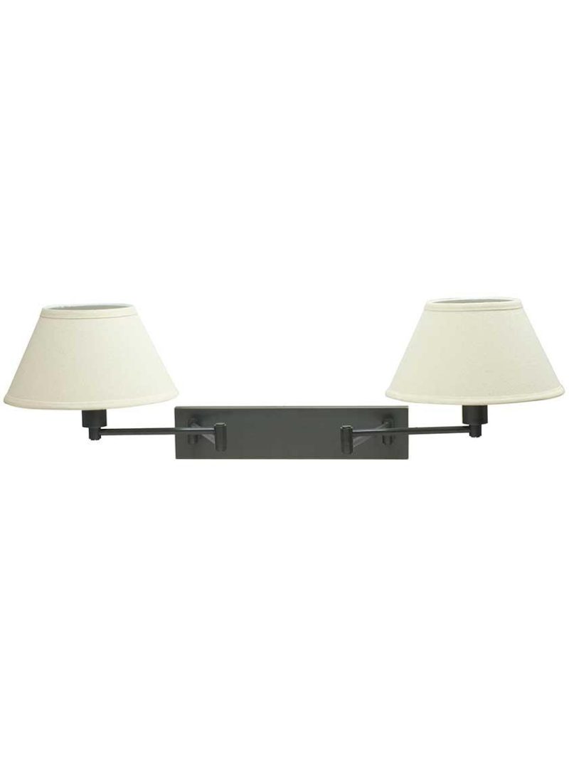 Sconces |   Finley Double Swing-Arm Wall Lamp Indoor Lighting Antique Brass/Oil-Rubbed Bronze/Satin Nickel