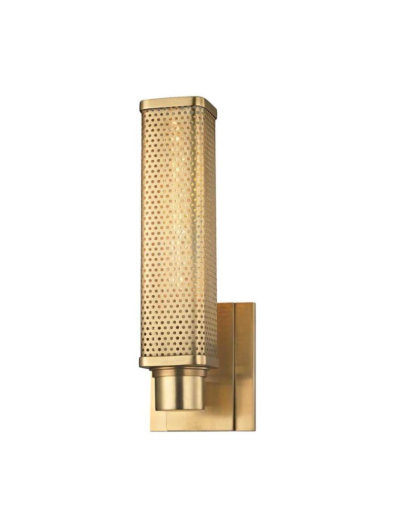 Sconces |   Gibbs 1-Light Wall Sconce Indoor Lighting Aged Brass/Old Bronze/Polished Nickel