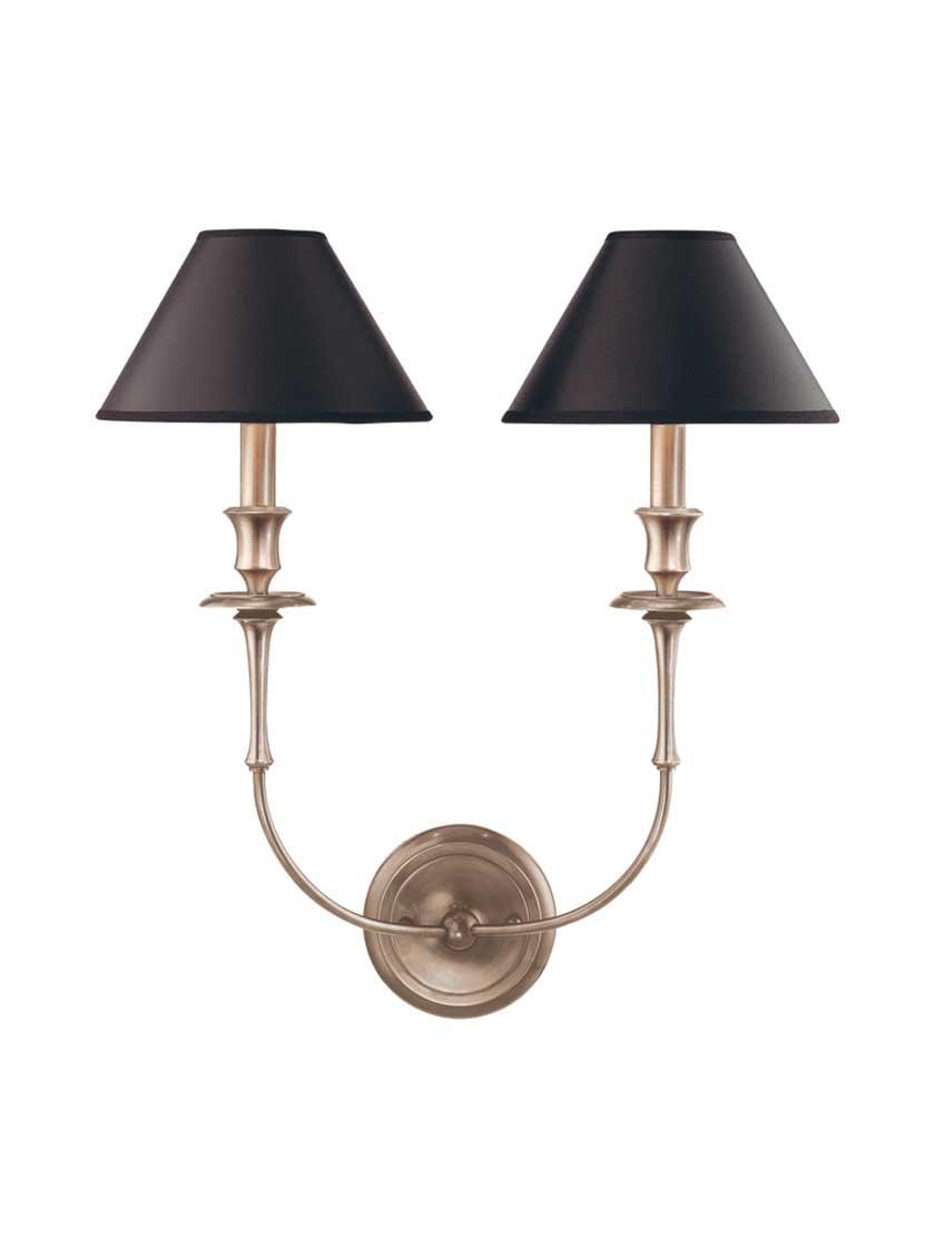 Sconces |   Jasper 2-Light Wall Sconce Indoor Lighting Old Bronze/Polished Nickel