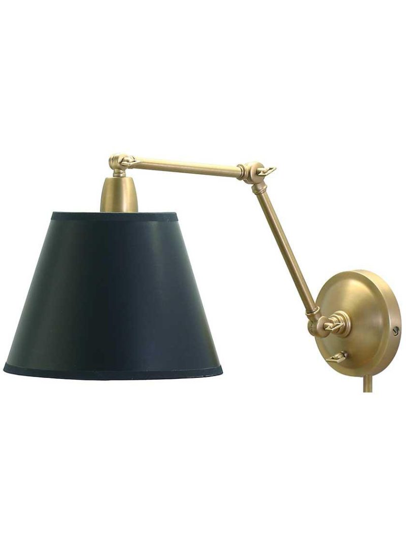 Sconces |   Library Adjustable Wall Lamp in Weathered Brass Indoor Lighting Sconces