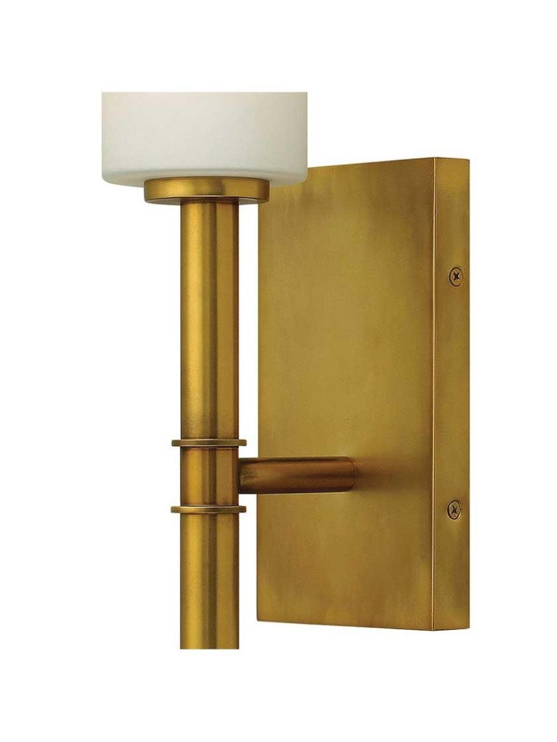 Sconces |   Margeaux Single Sconce with Etched-Opal Glass Shade Indoor Lighting Sconces