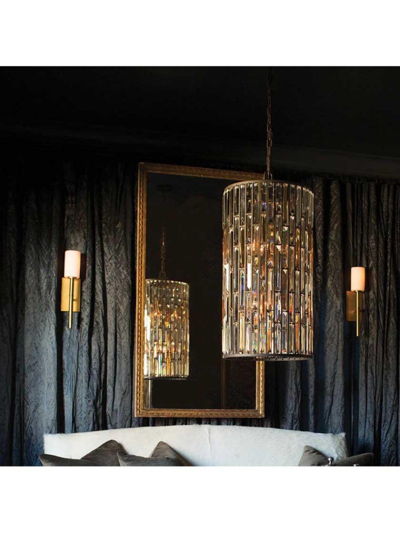 Sconces |   Margeaux Single Sconce with Etched-Opal Glass Shade Indoor Lighting Sconces