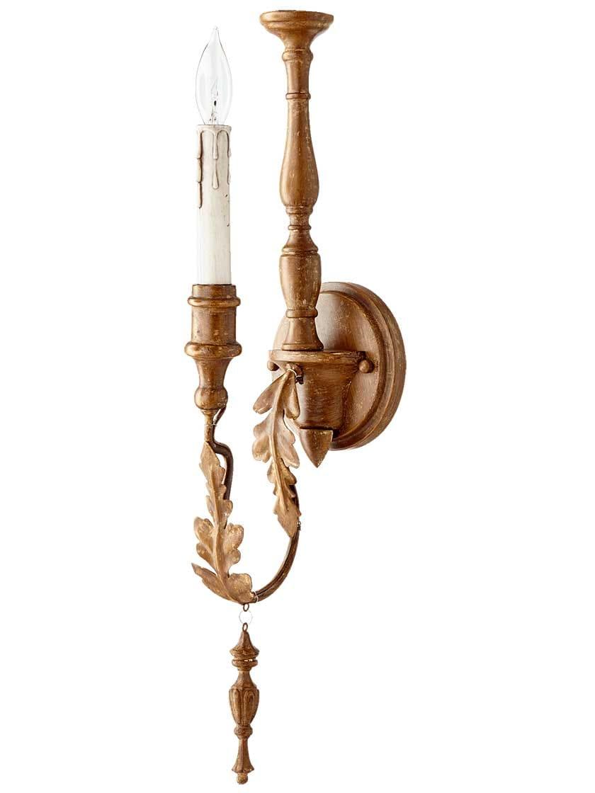 Sconces |   Palermo 1-Light Wall Sconce Indoor Lighting French Umber/Persian White