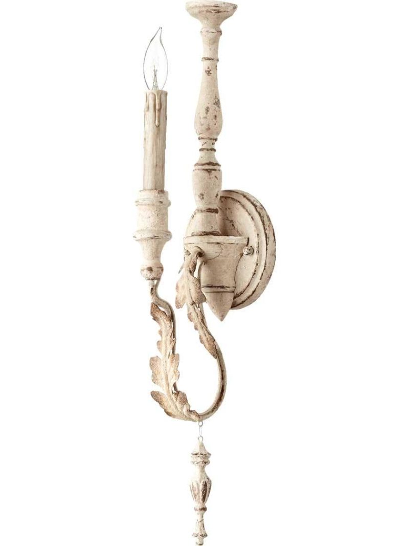 Sconces |   Palermo 1-Light Wall Sconce Indoor Lighting French Umber/Persian White