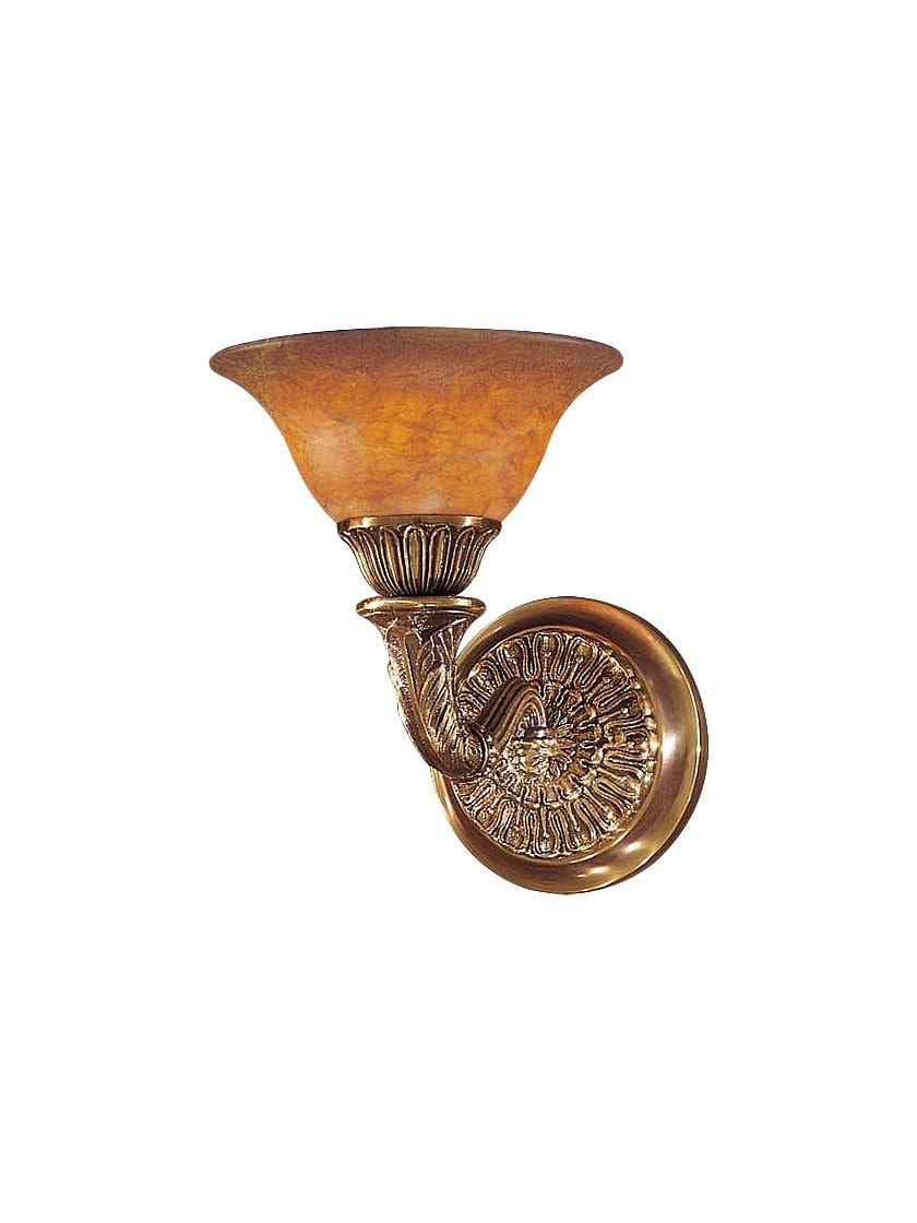 Sconces |   Roman Alabaster Sconce In Antique Bronze Patina Indoor Lighting Sconces