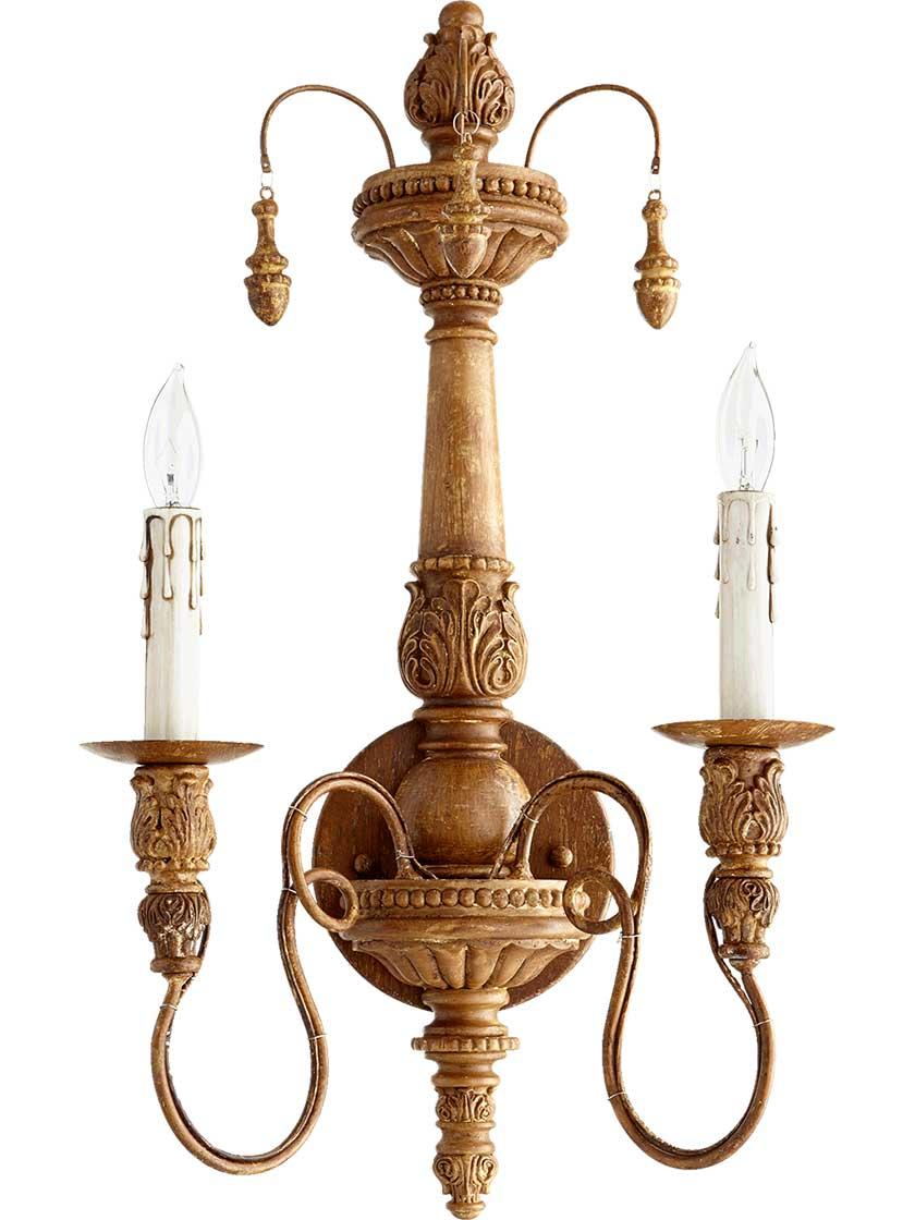 Sconces |   Salento 2-Light Wall Sconce Indoor Lighting French Umber/Persian White/Vintage Copper