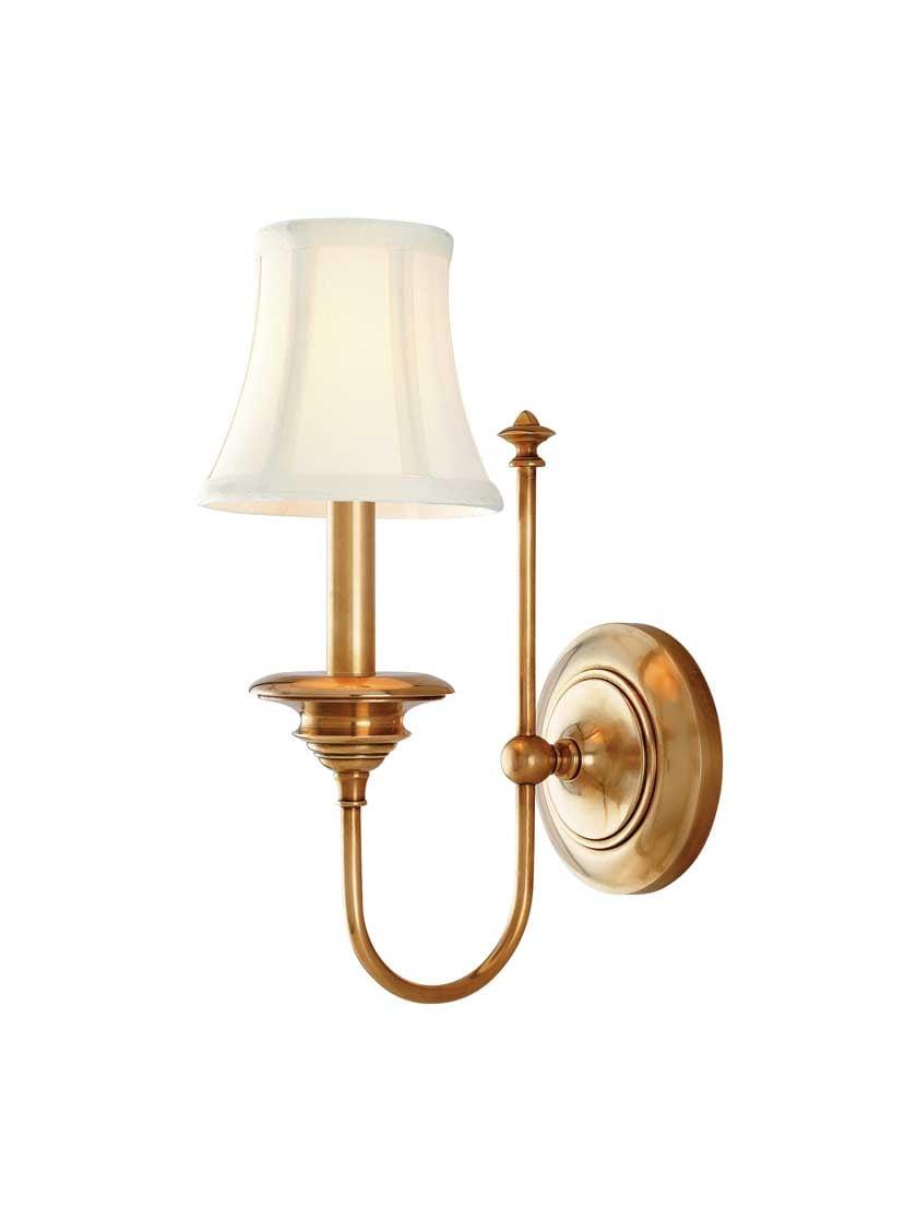 Sconces |   Yorktown 1-Light Wall Sconce Indoor Lighting Aged Brass