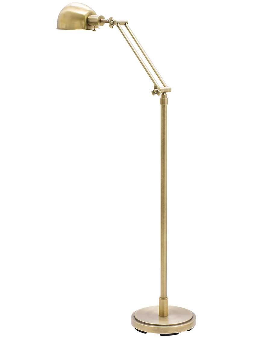 Table & Floor Lamps |   Addison Pharmacy-Style Adjustable Floor Lamp Indoor Lighting Antique Brass/Oil-Rubbed Bronze