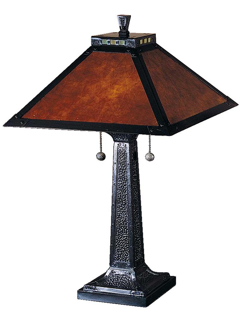 Table & Floor Lamps |   Camelot Mica Table Lamp Indoor Lighting Table & Floor Lamps