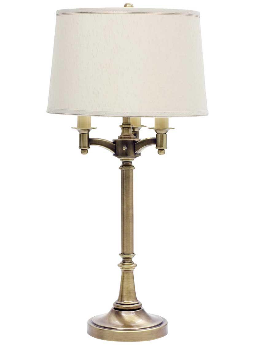 Table & Floor Lamps |   Lancaster Table Lamp Indoor Lighting Antique Brass/Oil-Rubbed Bronze/Satin Nickel