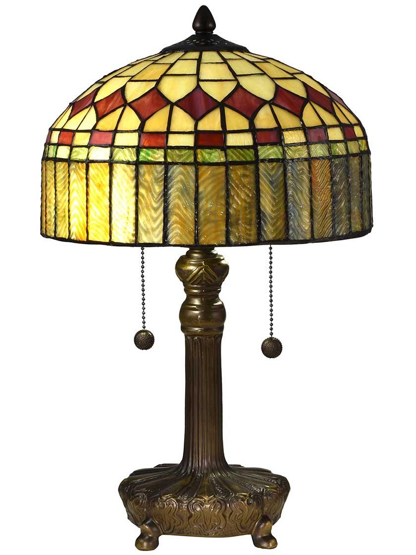 Table & Floor Lamps |   Mayor Island Tiffany Table Lamp Indoor Lighting Table & Floor Lamps