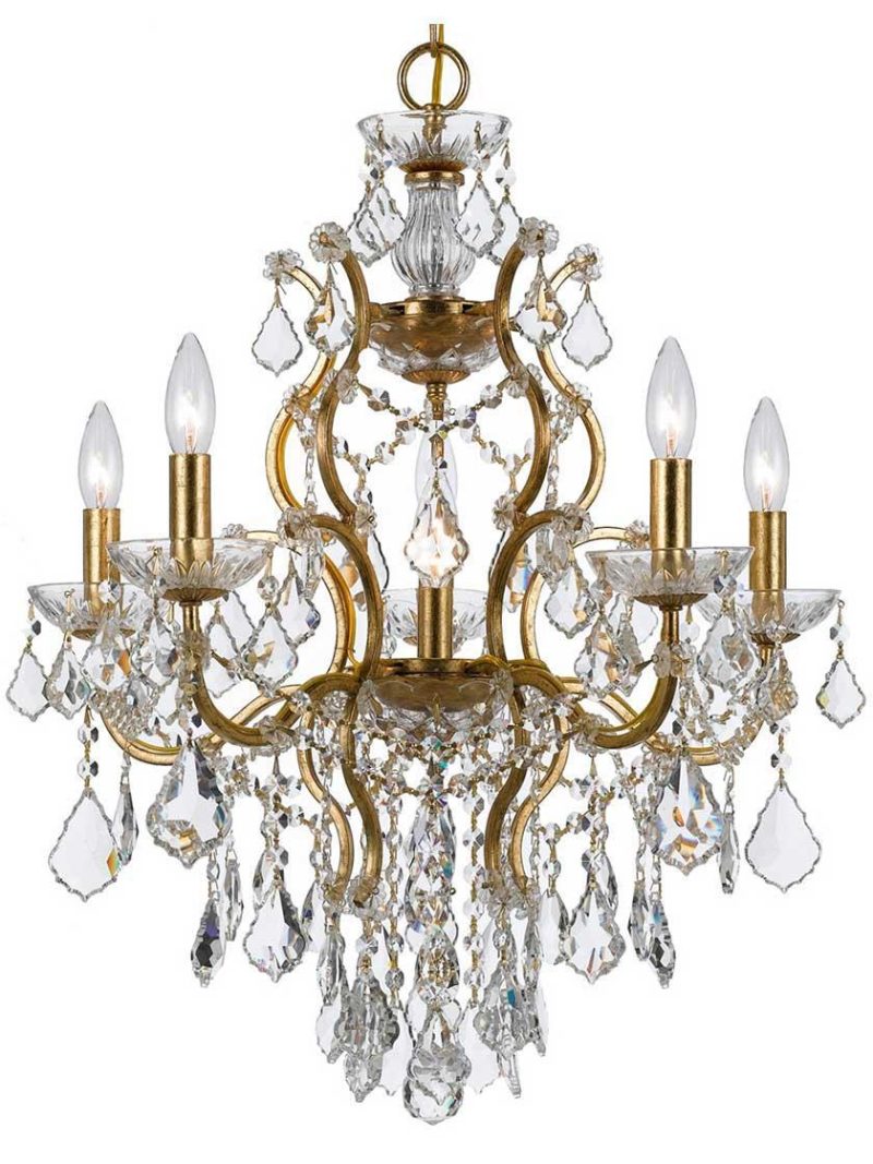 Chandeliers |   Filmore 6 Light Chandelier Chandeliers Antique Gold