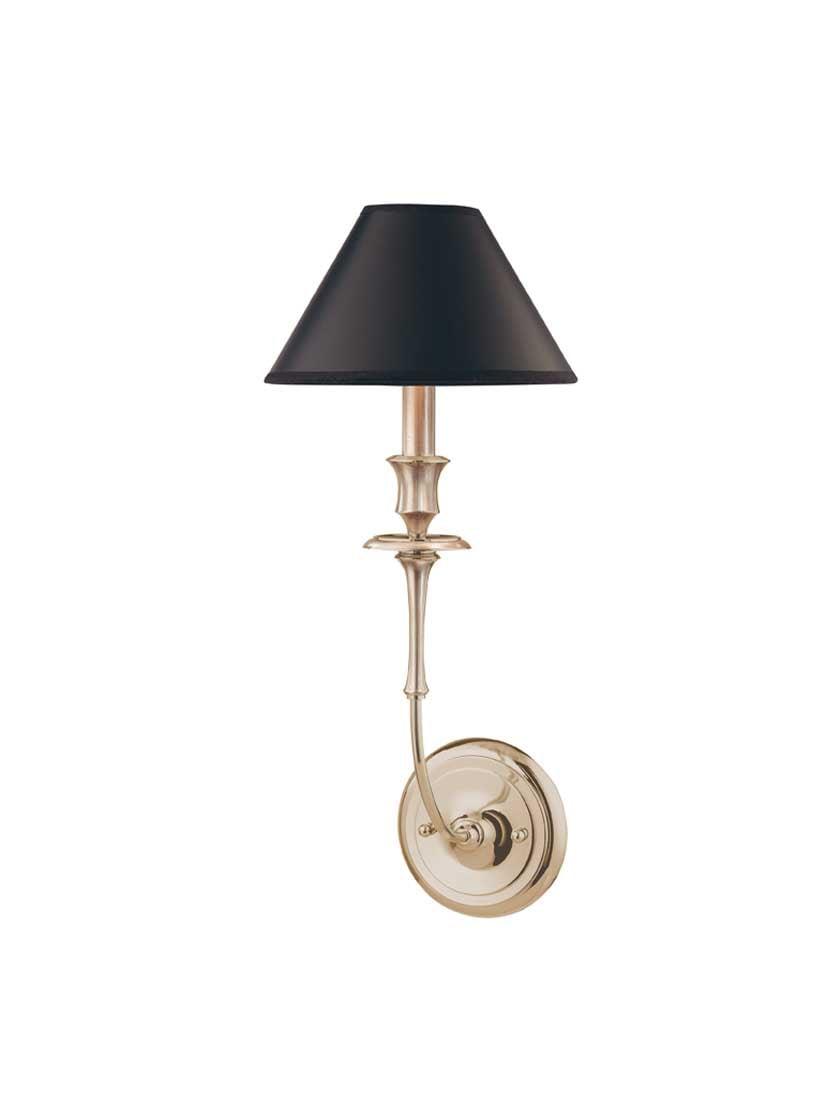 Sconces |   Jasper 1-Light Wall Sconce Indoor Lighting Old Bronze/Polished Nickel