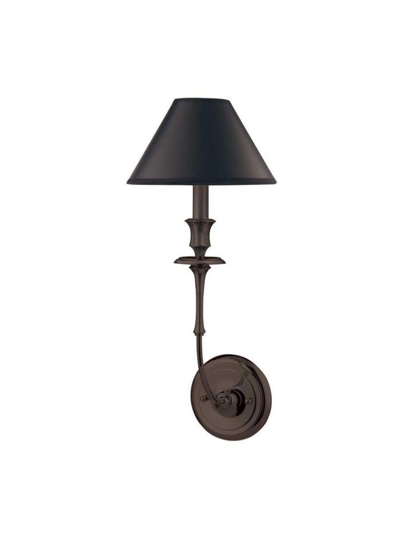 Sconces |   Jasper 1-Light Wall Sconce Indoor Lighting Old Bronze/Polished Nickel