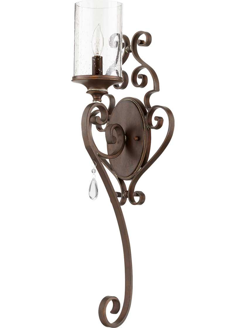 Sconces |   San Miguel 1-Light Sconce Indoor Lighting Persian White/Vintage Copper