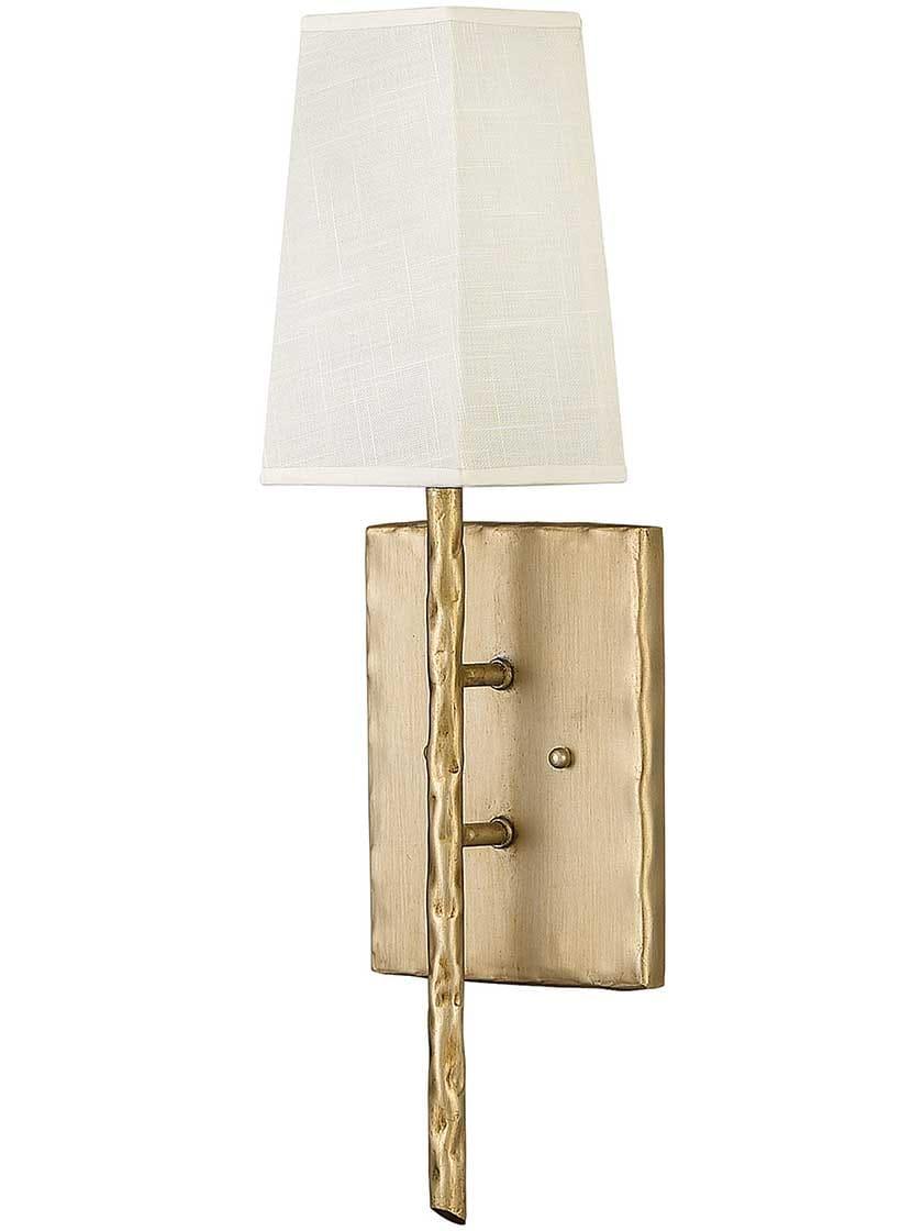 Sconces |   Tress 1-Light Sconce Indoor Lighting Champagne Gold/Iron Ore