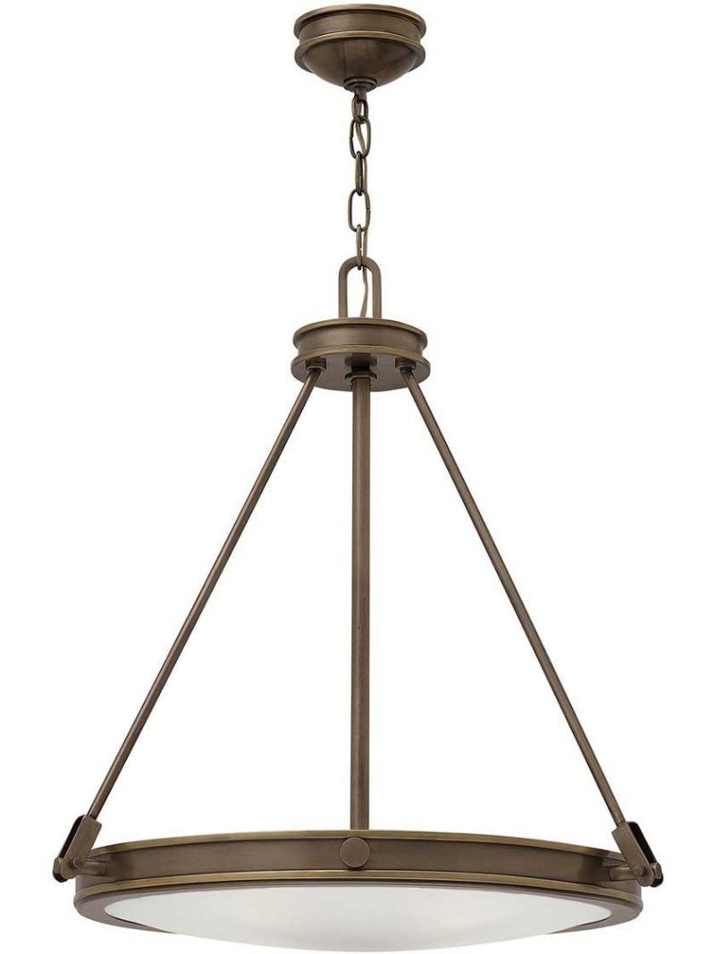 Pendants |   Collier 4-Light Pendant Indoor Lighting Antique Nickel/Heritage Brass/Light Oiled Bronze