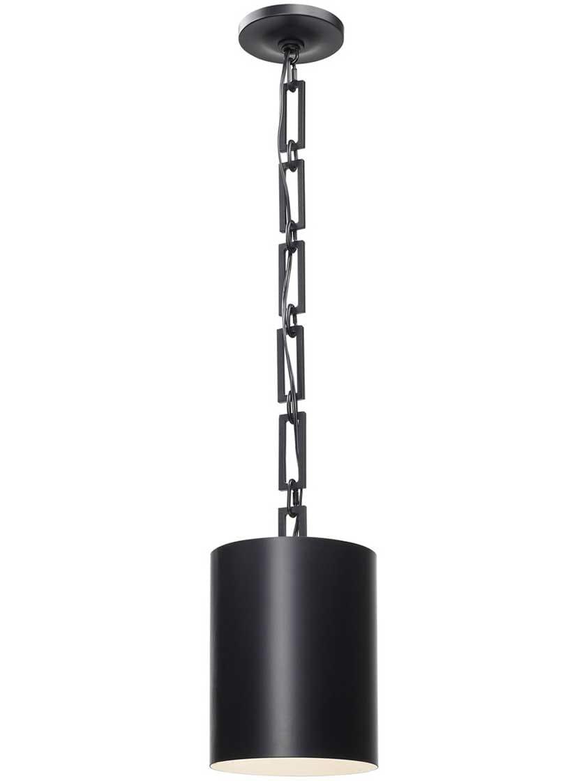 Pendants |   Alston 1 Light Mini Pendant Indoor Lighting Matte Black & White/Matte White & Antique Gold