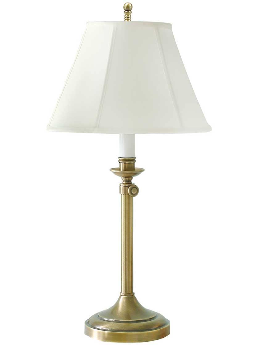 Table & Floor Lamps |   Club Adjustable Table Lamp Indoor Lighting Antique Brass/Antique Silver/Oil-Rubbed Bronze